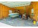 Inside the detached garage, you'll find space to park a boat, tractor, and motorcycle all at once at 260 River Country Rd, Salisbury, NC 28146