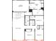 Upstairs floor plan with a primary bedroom, three additional bedrooms, two bathrooms, and a game room at 3001 Cunningham Farm Dr, Indian Trail, NC 28079