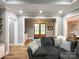 Comfortable living room with hardwood floors and an open doorway at 4023 Yesteryears Ln, Marshville, NC 28103