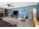 Open living area with hardwood floors, fireplace, and a cozy layout at 409 E 18Th St, Kannapolis, NC 28083