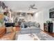 A spacious living room flows into an open kitchen, great for entertaining at 4618 Emory Ln, Charlotte, NC 28211