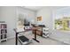 Office space with a treadmill and rolling cart at 5008 Calvine Mill Way, Charlotte, NC 28205