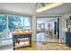 Inviting dining area with a lake view, and easy access to an outdoor deck at 5390 Hudson Rd, Lake Wylie, SC 29710