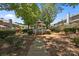 A gazebo offers a shaded escape within a well-maintained community, enhancing outdoor enjoyment at 5724 Cougar Ln, Charlotte, NC 28269