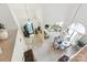 Grand foyer with high ceilings, staircase, and views of the dining and living areas at 7014 Walton Heath Ln, Charlotte, NC 28277