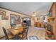 View of an open-concept layout, seamlessly connecting the dining room to a cozy living area at 753 Briarfield Rd, Rock Hill, SC 29730