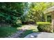 Landscaped backyard provides a peaceful retreat at 804 Creek Bluff Rd, Rock Hill, SC 29732