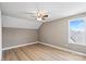 Cozy bedroom with angled walls and a window view at 1033 12Th Avenue Nw Dr, Hickory, NC 28601