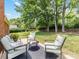 Cozy back patio with outdoor seating, great for entertaining at 1115 Berry Ridge Rd, Charlotte, NC 28270
