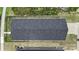Aerial shot of a backyard and roof, highlighting property boundaries at 135 Orson Oaks Ln, Pineville, NC 28134