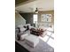 Stylishly furnished living room with comfortable seating, area rug, and modern decor at 2440 Mint Thistle Ct, Charlotte, NC 28269