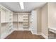 Organized walk-in closet with custom shelving and ample storage space at 267 Winthrow Creek Rd, Mooresville, NC 28115