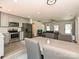 Bright open space with kitchen, living room and dining table with modern stainless steel appliances at 285 Hannah Ave, Salisbury, NC 28147