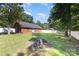 Expansive backyard featuring lush grass, mature trees, and a privacy fence at 2916 Northwood Dr, Monroe, NC 28110