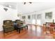 Spacious living room with hardwood floors, ample natural light, and comfortable seating at 2916 Northwood Dr, Monroe, NC 28110