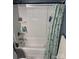 Renovated bathroom with modern shower/tub, updated shower head and neutral paint at 328 Glenridge Ct, Indian Trail, NC 28079