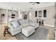 Spacious living room connected to the kitchen, perfect for entertaining at 3313 Plum Dr, Monroe, NC 28110