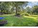 Spacious backyard features mature trees and a grassy lawn at 333 Friendship Dr, Rock Hill, SC 29730