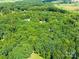 Lush green canopy stretching across the land, showcasing the wooded lot and serene natural surroundings at 485 Johnson St, China Grove, NC 28023