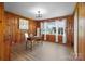 Cozy office space with wood paneling and built-in shelves at 550 Woodleaf Barber Rd, Cleveland, NC 27013