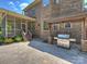 Outdoor kitchen area features a grill and covered area, great for entertaining at 631 May Green Dr, Clover, SC 29710