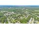A high aerial view showcases a community with sprawling trees and accessible roadways at 7224 Newell Acres Dr, Charlotte, NC 28215