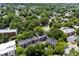 Aerial view showcasing the property and surrounding lush greenery at 106 N Laurel Ave # 118, Charlotte, NC 28207