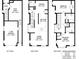 Detailed floor plan showcasing the layout of the home's three floors with labeled rooms and dimensions at 106 N Laurel Ave # 118, Charlotte, NC 28207