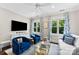 Inviting living room with plenty of natural light and a flat screen television at 106 N Laurel Ave # 118, Charlotte, NC 28207