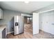 This Kitchen features stainless steel appliances, durable floors and an open concept at 1229 Jenkins St, Rock Hill, SC 29732