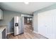 This Kitchen features stainless steel appliances, durable floors and an open concept at 1229 Jenkins St, Rock Hill, SC 29732