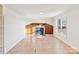 Bright living room features a stone fireplace and hardwood floors at 1295 Reservation Rd, Rock Hill, SC 29730