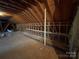 Wooden framing and wooden floor in the partially finished attic at 2515 Myra Ln, Lincolnton, NC 28092