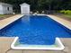 Inviting backyard pool with ample deck space, perfect for outdoor relaxation and entertaining guests at 34107 Watson Rd, Albemarle, NC 28001