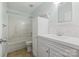 Full bathroom featuring vanity with an undermount sink and combined shower/tub at 703 Dalebrook Ln, Rock Hill, SC 29730