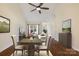 Hardwood floors throughout open concept living room and dining area with neutral tones at 703 Dalebrook Ln, Rock Hill, SC 29730