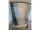 Full bathroom with white shower-tub combo and blue patterned shower curtain at 706 13Th Sw St, Hickory, NC 28602