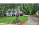 Stately two-story home with a manicured lawn, mature trees, and classic architectural details at 9424 Whitethorn Dr, Charlotte, NC 28277