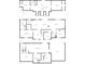Detailed three-story floor plan showcasing layout with bedrooms, bathrooms, kitchen, living spaces, and garage at 1228 N Dobys Bridge Rd, Fort Mill, SC 29715