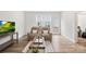 Cozy living room with comfortable seating, a modern TV, and access to the outdoors at 13920 Winmau Ln, Huntersville, NC 28078