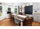 Charming dining room with rustic table, natural light, and stylish décor at 170 Eagle Dr, Salisbury, NC 28144