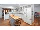 Bright kitchen with white cabinets, granite countertops, and a functional island at 170 Eagle Dr, Salisbury, NC 28144