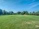 Expansive green field with mature trees, offering ample space for outdoor activities at 17709 Sedona Way, Cornelius, NC 28031