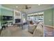 Comfortable living room featuring a fireplace, and lots of natural light at 2909 Julian Glen Cir, Waxhaw, NC 28173
