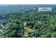 Aerial image showing proximity to the Mallard Creek Greenway entrance from this home location at 3401 Cresta Ct, Charlotte, NC 28269