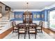Formal dining room featuring classic decor is an inviting space for Gathering gatherings at 3401 Cresta Ct, Charlotte, NC 28269