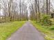 Scenic walking path through a wooded area, offering a tranquil and natural setting at 3401 Cresta Ct, Charlotte, NC 28269