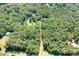 Scenic aerial view capturing the property nestled within a dense, wooded landscape at 6601 Charlotte Hwy, York, SC 29745