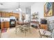Bright eat-in kitchen featuring an adjacent dining area with stylish furniture and décor at 6601 Charlotte Hwy, York, SC 29745