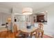 Open-concept dining area with views into the kitchen and living room, perfect for entertaining guests at 747 9Th Nw St, Hickory, NC 28601